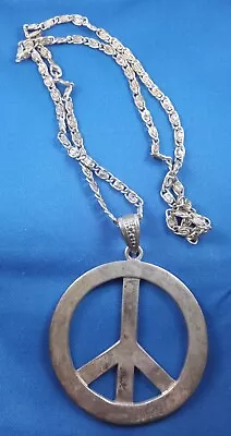 Large Peace Sign Pendantvery Cool And Retro! • $24