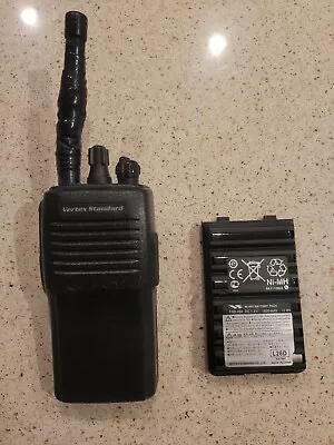 Vertex Standard VX-160U Black 16 Channel UHF Two Way Portable Radio  • $22