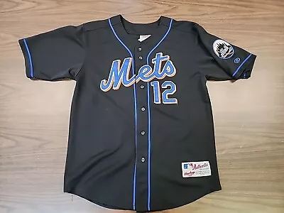 Vintage Rawlings Roberto Alomar #12 New York Mets Jersey Youth 18/20 Mens Small  • $40