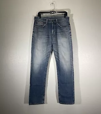 Edwin Jeans Japanese Selvedge Denim Straight Leg Distressed Buckle Back 30x32 • $101.96