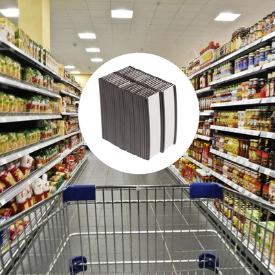 £19.48 • Buy 50 Pcs Magnetic Label Holder Locker Rubber Soft Magnetic - Shelf Labels