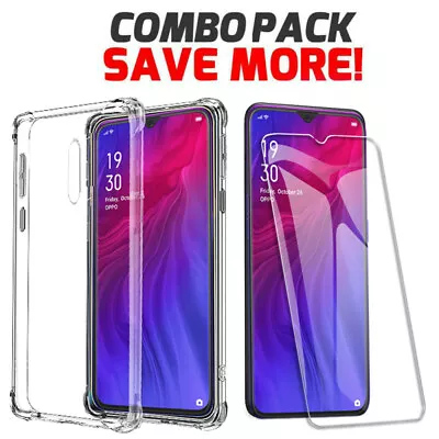 For Oppo Reno Z Reno 10X Zoom Clear Case Shockproof Heavy Duty Tough Cover • $6.95