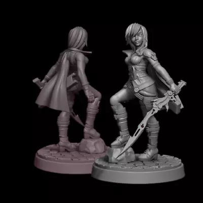£6 • Buy Final Fantasy 13 Lightning Resin Miniature