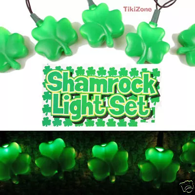 $19.99 • Buy Irish Shamrock Light String - St. Patricks Day Party Lights Decoration - Plug IN