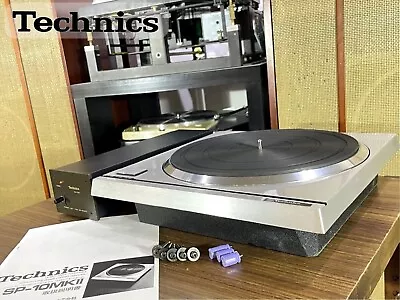 Used Technics SP-10MKII Professional Turntable With Power Supply Unit SH-10E • $2627.96