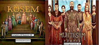 Muhteşem Yüzyıl Magnificent Century & Kosem * Twin Series * English Subs * 1080p • $95.99