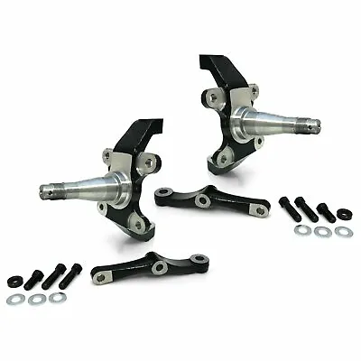 Aftermarket Mustang II Front End Pro Touring Forged 1045 Steel 2  Drop Spindles • $285.13