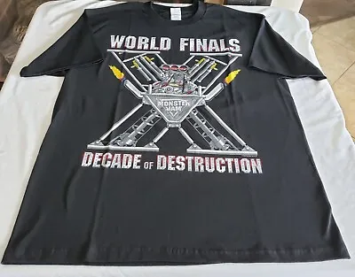 Brand New Alstyle Brand  MONSTER JAM WORLD FINALS  Short-sleeved T-shirt In XL • $29.99