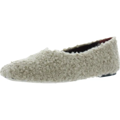 $96.39 • Buy STAUD Womens Faux Fur Slip On Flat Ballet Flats Shoes BHFO 5382