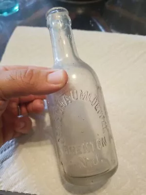 Geo. Schaumloeffel Vintage Bottle Trenton NJ New Jersey • $10