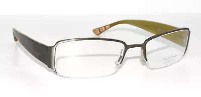 New Authentic Paul Smith Eyeglasses Ps-811 L Dark Gunmetal / Horn 53-18-145 • $44.99