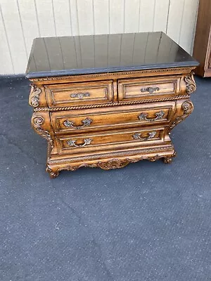 64498  Marble Top  THOMASVILLE Furniture Bombe Dresser Chest • $545