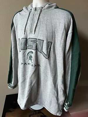 Lee Sport Embroidered Michigan State University Spartans Hoodie Pullover (2XL) • $23.08