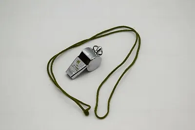 British Army - Military - Police - Halex Whistle With Lanyard - Made In England • £19.95