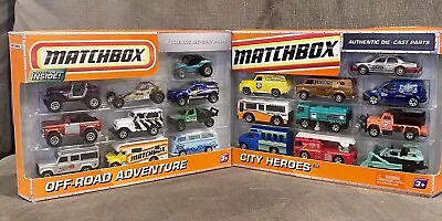 2009 Matchbox 10 Gift Pack Lot Of 2 /20 Cars Off Road Adventure & City Heroes • $255