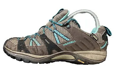 Merrell Siren Sport GTX Walking Shoes Womens Espresso / Mineral UK Size 5 • £20.16