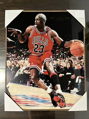 Michael Jordan Framed Art Chicago Bulls 16x16 • $79.99