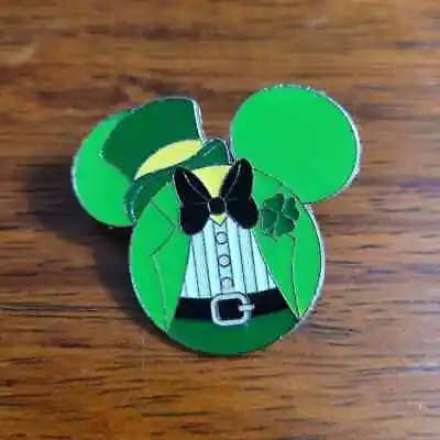 Disney Trading Pin St. Patrick's Day Mickey Head Icon Holiday • $6.99