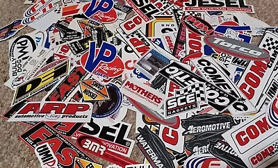 Lot Of 10+ Mini Small Racing Stickers Decals NHRA NASCAR Style Man Cave Tool Box • $8.95