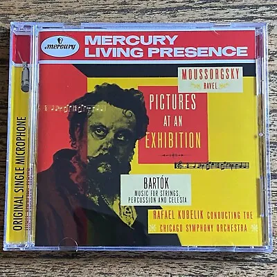 Moussorgsky Pictures [Ravel] Bartok Strings/Perc/Celeste Chicago Kubelik • £24