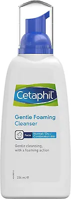 £11.40 • Buy Cetaphil Face Wash, Gentle Foaming Cleanser, 236ml, For Dry To Normal, & Skin