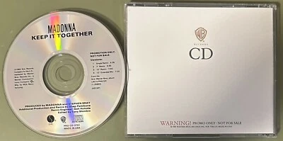 $100 • Buy Madonna Keep It Together Remixes Promo CD Single 1989 Promotional