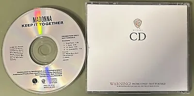Madonna Keep It Together Remixes Promo CD Single 1989 Promotional • $100