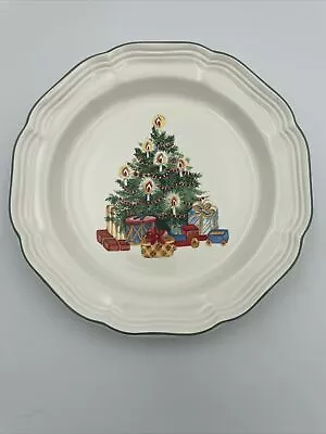 Mikasa French Countryside Christmas Tree Accent Salad Plate RARE • $22