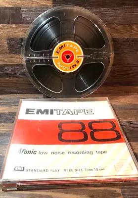 One Used 7  Emi Reel Tape Good Condition. And EMI Case • £8.99