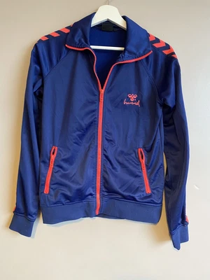 £15 • Buy Vintage Hummel Tracksuit Top - Pink And Blue