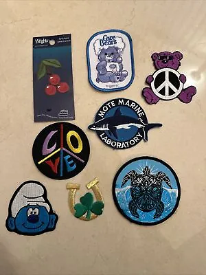 Lot Of Patches Kids 90's 80's Smurfs Turtles Care Bears • $9