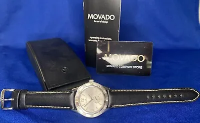 Movado Gentry 36MM Swiss Made Sapphire Crystal Stainless Watch W/ Box! 168 • $209.99