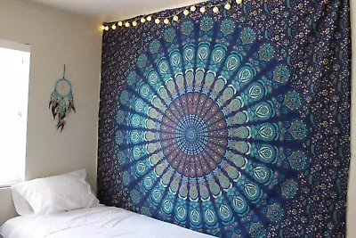 Indian Mandala Tapestry Hippie Hippy Wall Hanging Bohemian Wall Tapestry Beach • $19.59