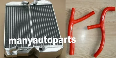 For Suzuki DRZ400 DRZ400E DR-Z400E K1 2000-2004 01 02 Aluminum Radiator+RED HOSE • $102.90