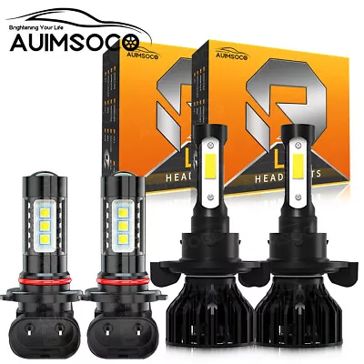 For Ford F250 F350 Super Duty Pickup 2005-2021 - LED Headlights Fog Lights Bulbs • $36.99