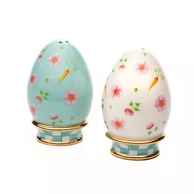 NEW Mackenzie-Childs Patience Brewster Forget Me Knot Salt & Pepper Shaker SET • $45.99