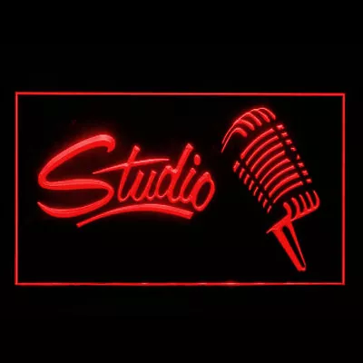 140047 Studio Recording Open On Air Headphone Live LED Light Neon Sign • $22.40