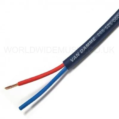 Van Damme Blue Series Studio Grade Speaker Cable 2 X 1.5 Mm - Sold By The Metre  • £1.97