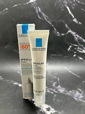 La Roche-Posay Effaclar Duo Dual Action Acne Treatment 5.5% Benzoyl-1.35oz/40ML- • $17.95