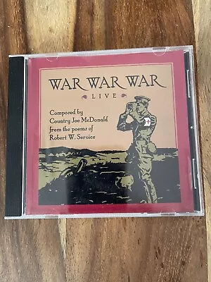 Mcdonald Country Joe - War War War Live - Mcdonald Country Joe CD • £39.99