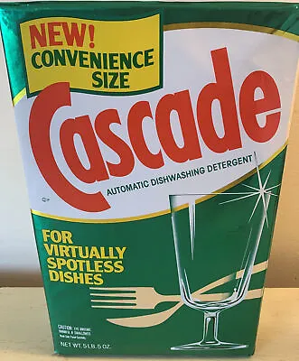 Vintage Cascade Dish Washer Detergent New Box - 5 Lb 5 Oz. (85 Total Oz) • $58.50