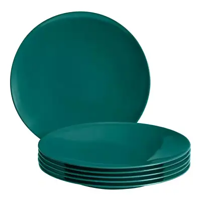 NEW Melamine Dinner Plate In Gloss Malachite Green (Set Of 6) • $21.55