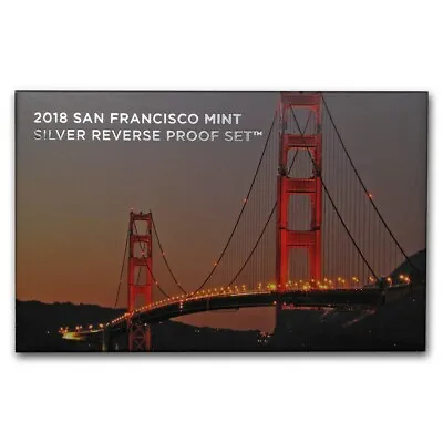 2018 S United States San Francisco Mint Silver Reverse Proof Set Ten (10) Coins • £102.20