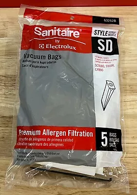 Genuine Sanitaire SD Vacuum Bags 63262B (5 Bags Premium Allergen Filtration) • $9.49