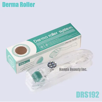 192 Micro Pins Derma Roller Anti Aging Acne Scar Removal Therapy MTS Skin Care • $11.99