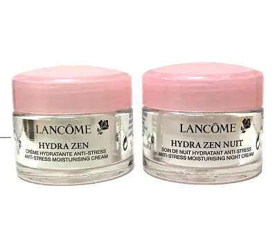 Lancome Hydra Zen Anti-Stress Moisturising Day & Night Cream Set 15ml X2 New • £15.99