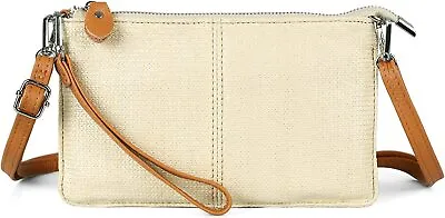 Befen Leather Wristlet Clutch Wallet Purses Small Envelope Crossbody Bags For Wo • $59.41