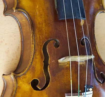 Old Violin 4/4 Geige Viola Cello Fiddle Label FRANCESCO GOBETTI Nr. 1880 • $756.69