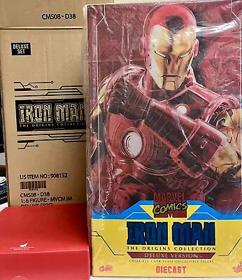 Hot Toys Marvel Origins DELUXE Iron Man CMS08 - D38 1/6th Scale AF Double Boxed! • $249.99