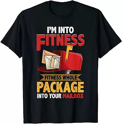 NEW LIMITED Postal Worker Shirt Funny Mailman Postman I'm Into Fitness T-Shirt • $21.61